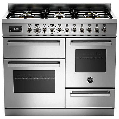 Bertazzoni Professional Series Dual Fuel Range Cooker Stainless Steel Bertazzoni Professional Series Dual Fuel Range Cooker Stainless Steel